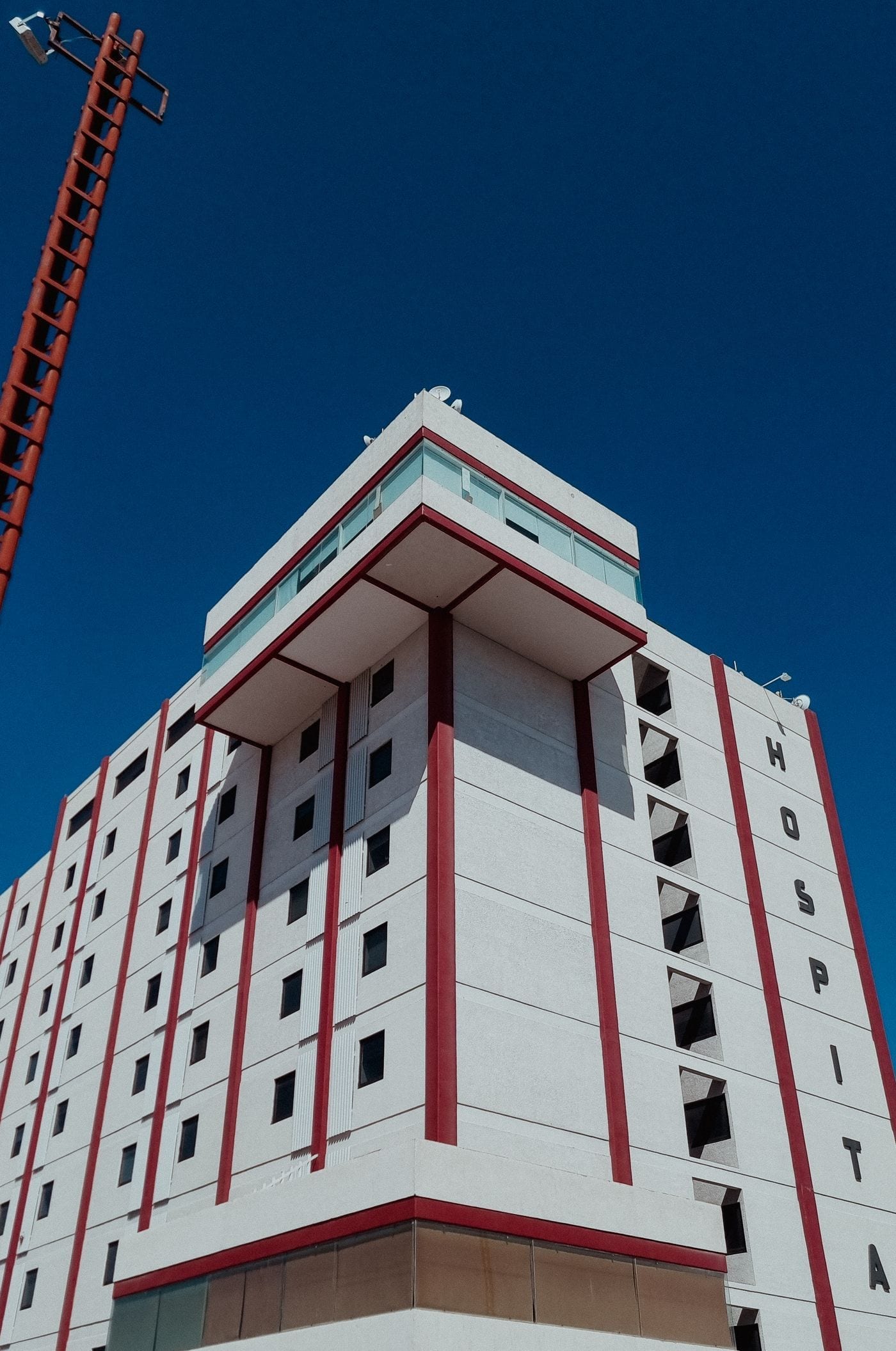 Modern medical center building exterior