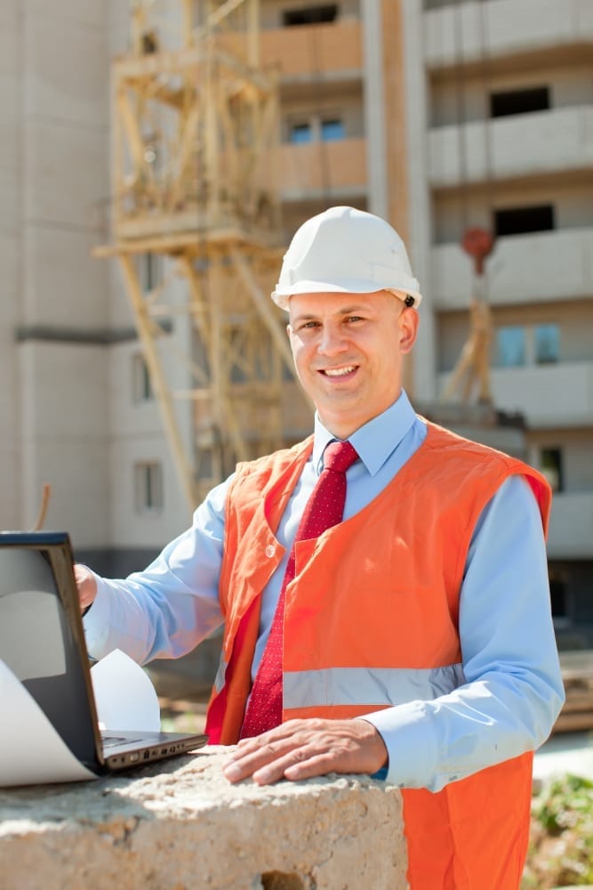 Happy engineer